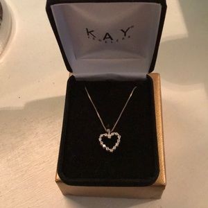 Kay Jewelers Heart Pendant Necklace